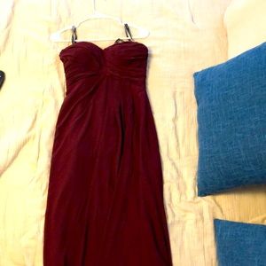 Worn once . bridesmaid dress